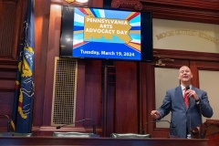 March 19, 2024 − Today, members of the Pennsylvania Legislative Arts and Culture Caucus gathered to celebrate “Arts Advocacy Day” along with Citizens for the Arts in Pennsylvania, a nonprofit advocacy group.